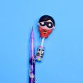 4 x The Incredibles pencils - Fancy Lead Bullet Push (sika) Pencil For Kids (Girls and Boys). 