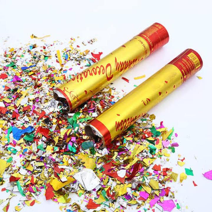 Party Poppers, Party Crackers For Events Celebrations (Pack Of 5 Pcs)