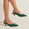 ZA Brooch Kitten Heels For Women. 