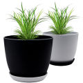 Fast Forward Extra Large Plant Pots: Two Vibrant Colors, Drainage, Ideal for Indoor Planters - Explore Multi-Packs for Plastic Planters, Cactus, and Succulents Decor. 