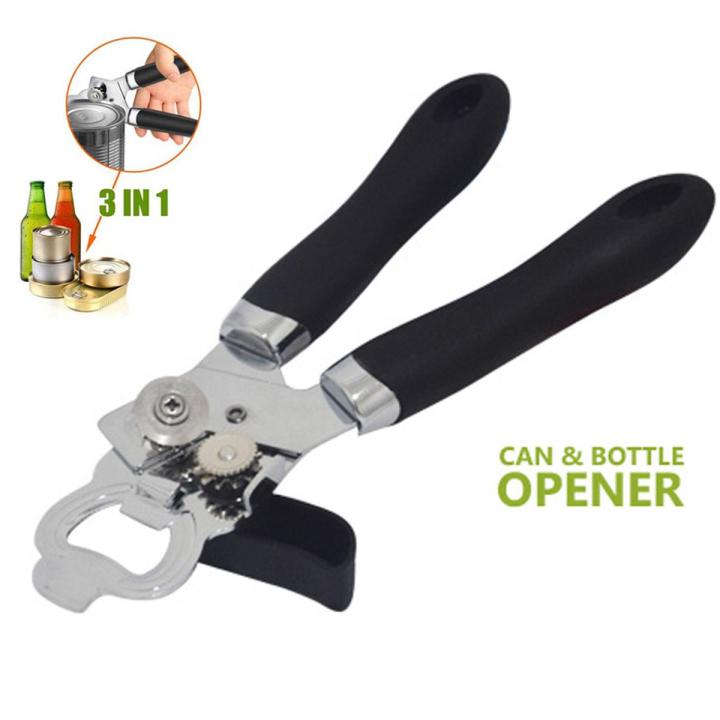 Stainless Steel Tin Can Cutter & Bottler Opener