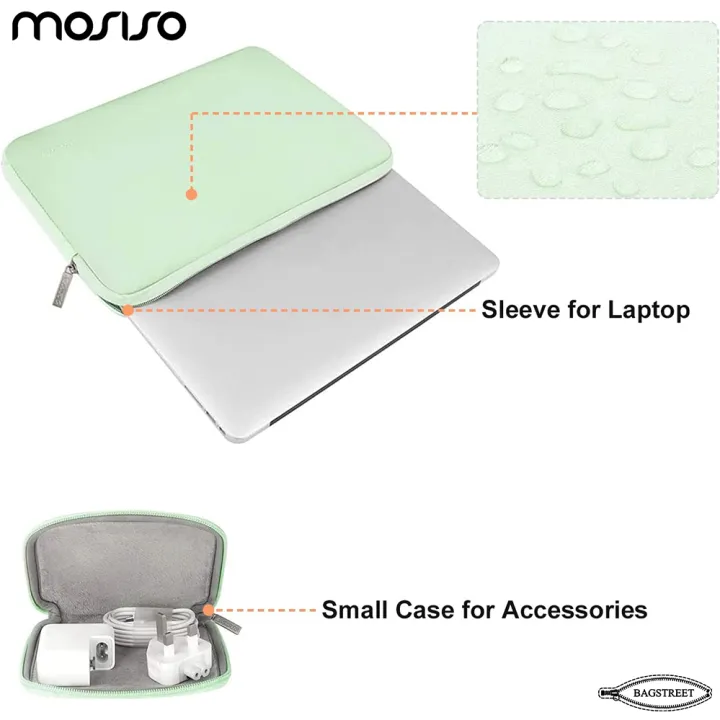 MOSISO%20Laptop%20Sleeve%2013.3"%20-%2014"%20Inches%20Compatible%20with%20MacBook%20Air/Pro,%2013.3-14%20inch%20Notebook,%20Compatible%20with%20MacBook%20Pro%2014%20inch%20M3%20M2%20M1%20Chip%20Pro%20Max%202024-2021,%20Neoprene%20Bag%20with%20Small%20Case%20-%20Image%2010
