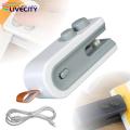 Potato Chip Bag Cutter Portable Mini Bag Sealer Cutter Usb Rechargeable for Snacks Chips Fresh-keeping Storage Handheld Vacuum Food Bag Sealing Machine Mini 2-in-1 Sealer Cutter. 