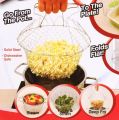 Multifunctional Collapsible Mesh Basket Foldable Steam Rinse Strainer Deep Fry Magic Chef Basket Colander Kitchen Tools Gadgets. 