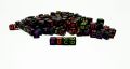 ABC  Beads - Bright Colored Alphabet Craft Letter Beads. ALPHABET BEADS – The pack of ABC beads comes with a mix of different colors.Included are 160 to 164 beads per pack.. 