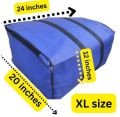Storage Bag 24" x 20" x 12" Clothes Storage Box Foldable Closet Organizers Storage Containers with Durable Handles Thick Fabric Storage Closet Organizer Bag. 