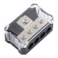 Distribution Block Durable 1 Way In 4 Ways Out 4/8/10 Gauge Wire Output Ground. 