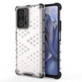 O-Lonnie for Xiaomi Mi 11T / 11T Pro Back Cover Honeycomb Transparent Bumper Rugged Armor Protection Phone Case. 