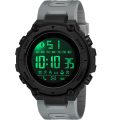 Men's Digital Sport Watches Waterproof Military Style LED Backlight Rubber Strap Big Numbers Display Digital Watch For Men. 