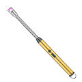 USB Rechargeable Electric Gas Stove Ignitor Lighter with LED Battery Display Switch | 360 Degree Windproof Soft Tube Fire Starter USB Charging | Arc BBQ Igniter Pulsed Arc Ignition. 