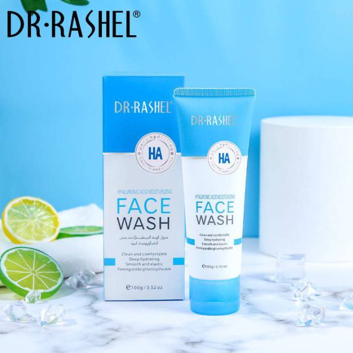 DR.RASHEL Hyaluronic Acid Moisturizing And Smooth Face Wash 100g DRL- 1635