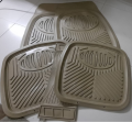 High quality 5 pieces PVC Rubber Car floor mats  for Toyota Vitz Model 2007 -Colour Beige. 