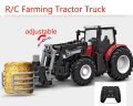 1/24 Remote Control Tractor Trailer 2.4G RC Tractor Simulated Engineering Construction Truck Model Toys Farming Machine. 