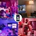 LUMIMAN Smart GU10 Spotlight Bulb, Music Sync, RGBCW Color Changing Bulb, Works with Alexa and Google Assistant, Smart WiFi Control (2.4GHz Wi-Fi Only), 5W 400LM, for Range Hood and Track Lighting. 