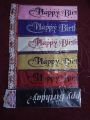 Happy Birthday Sash for Birthday Party Decoration. 