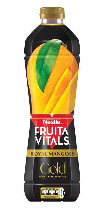 Mango Juice - NESTLE FRUITA VITALS Royal Mangoes Nectar 1000 ml - pack of 2