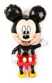 Jumbo Size Mickey and Minnei Grand Decoration Set With Red & Black Theme  and Jumbo Size Mickey & Minnie Mouse Foil Balloons. 
