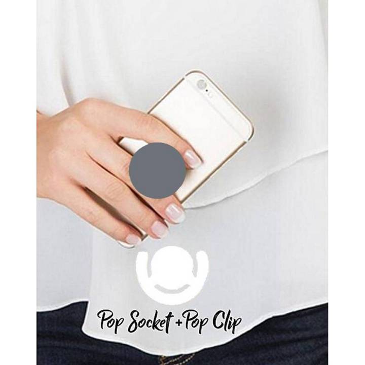 Universal Pop Socket For Mobiles / Tablets With Pop Clip (Bracket)