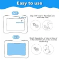 Baby Inflatable Water Mat, Kids Activity Toy – Sensory Tummy Time Play Mat with Floating Sea Creatures, Leak-Proof, Portable & Safe for Infants, Toddler etc. 