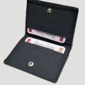 GG Black Bifold Money Clip for Cards. 