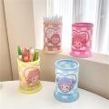 Storage Box Student Desktop Storage Box Pen Container Ins Pen Container Cute Pen Bucket Transparent Pen Container. 