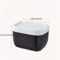 Bathroom Organizer, Plastic Toilet Paper Holder, Self Adhesive Wall Mounted Toilet Paper Box with Tray, Bathroom Supplies Organizer Box. 