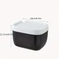 Bathroom Organizer, Plastic Toilet Paper Holder, Self Adhesive Wall Mounted Toilet Paper Box with Tray, Bathroom Supplies Organizer Box. 