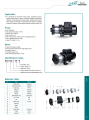 LEO ECHM4-40D , 750WATT / 1.0 HP ,  STAINLESS STEEL MULTISTAGE CENTRIFUGAL PUMP, 220V~240V SINGLE PHASE, SIZE:- 1 1/4" X 1", EURPEON STANDARD. 