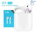 Original i11 TWS Wireless Touch Sensor 5.0 Bluetooth Earbuds With Charging Case For iOS And Android. 