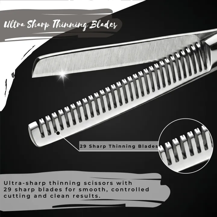 OCBA%20Professional%20Hairdressing%20Thinning%20Teeth%20Scissor%20for%20Texturizing%20&%20Styling%20Stainless%20Steel%20with%20Removable%20Finger%20Ring%20for%20Barbers%20Hair%20Cutting,%20Salon,%20Children,%20Men%20&%20Women%20-%20Image%206