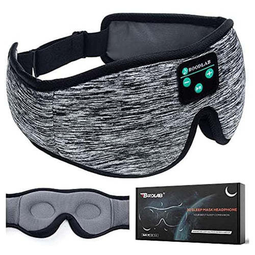 Sleep Headphones Bluetooth 3D Sleep Mask with Ultra-Thin HD Stereo Speakers UK IMPORT