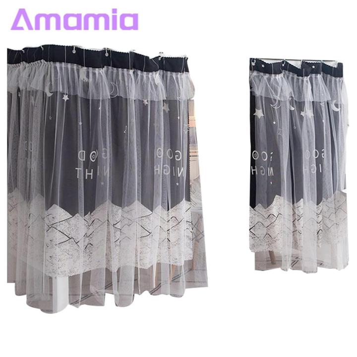 Amamia Bed Curtains Comfortable and breathable Easy to Install Students Bed Curtains