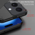 For iPhone 16 Plus Cool Punk Phone Case for iphone 16 plus Apple 16+ 6.7 inches Drop Resistant Phone Protective Cover with Invisible Stand. 