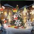 Snowflake Laser Lights Garden Party Projector Santa Claus Vacation Lights Christmas Projector Santa Claus Garden Lighting Stage Rotating LED Lights Christmas Laser Projector. 