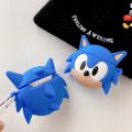 Sonic for Apple airpods Protective Sleeve pro2 Hedgehog 1 Second Generation Wireless Bluetooth Silicone Earphone Case. 