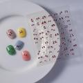 3D Mouth Monster Nail Sticker Dopamine Cute Jelly Nail Art Decals Funny Expression Pack Embossed Hand Ledger DIY Decor Manicure. 