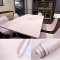 Pure white wallpaper thickened matte solid color pvc self adhesive wallpaper waterproof renovation bedroom living room background wall stickers. 