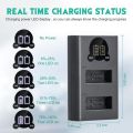 LP-E12 Canon Camera Battery Dual Charger USB Power Bank Supported EOS M EOS M2 EOS M10 EOS M50 EOS M50 Mark II EOS M100 EOS M200 100D. 