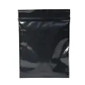 Black Opaque Zip Lock Storage Packaging Bags Self Seal Zipper Packing Pouches Resealable Ziplock Sundries Package Bags. 