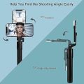 4 in 1 Wireless Selfie Stick R1S Tripod Stand (WITH LED LIGHT) Foldable Mini Selfie Light Detachable Bluetooth Shutter| Remote Control For All Mobile Phone Extendable With Charging Cable | For Tiktok Youtube Vlogging Photography. 