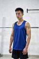 Captein Black Mens Vest Sleeve-Less 100% Pure Cotton Banyan. 