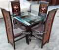 Dining Tables 4 Chairs and 6 Chairs  Designs in Shesham Wood. 
