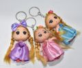 Cute Doll Key Chain For Girls Cartoon, princess, doll, Keychain/key tag/ bag charms. 