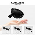 MATEYOYO Women’s Foldable Sunglasses Retro Cat’s Eye Sunglasses Narrow Frame Fashion Summer Sunglasses UV400 Protection Polarized Sunglasses Eyes Protection Eyewear Sun Glasses For Women. 
