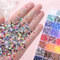💎 40,000PCS 48 Colors Resin Flat Back Rhinestone Bedazzle Kit – 3mm DIY Craft Set with Tools | Nail Art, Phone Case, Shoes, & Diamond Painting. 