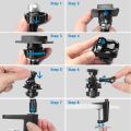 Webcam Stand, Upgraded Webcam Mount Stand with Flexible Gooseneck Arm and Clamp, Suit for Logitech Webcam C920,C922,C930. 