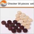 Wooden Checkers Pieces Backgammon Pieces for Traditional Games Parts Family Party Supplies. 