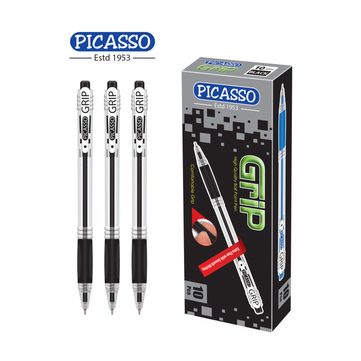 Picasso%20High%20Quality%20Grip%20Ball%20Pens%2010%20Pcs%20Packet%20-%20Image%203