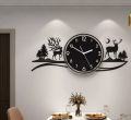 Wall Clock Jungle Wooden Clock  Enhance Every Room with our Stunning Wooden Wall Clocks - Digital, 3D, Artistic DIY Designs. Perfect for Kitchen, Office, Bedroom, and Living Room Decor.. 