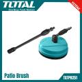 TOTAL 250mm PP/ PA66 Patio Brush with One 400mm Extension Rod TGTPB251. 